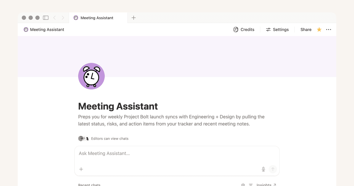 How to build a Meeting Assistant in Notion with Custom Agents