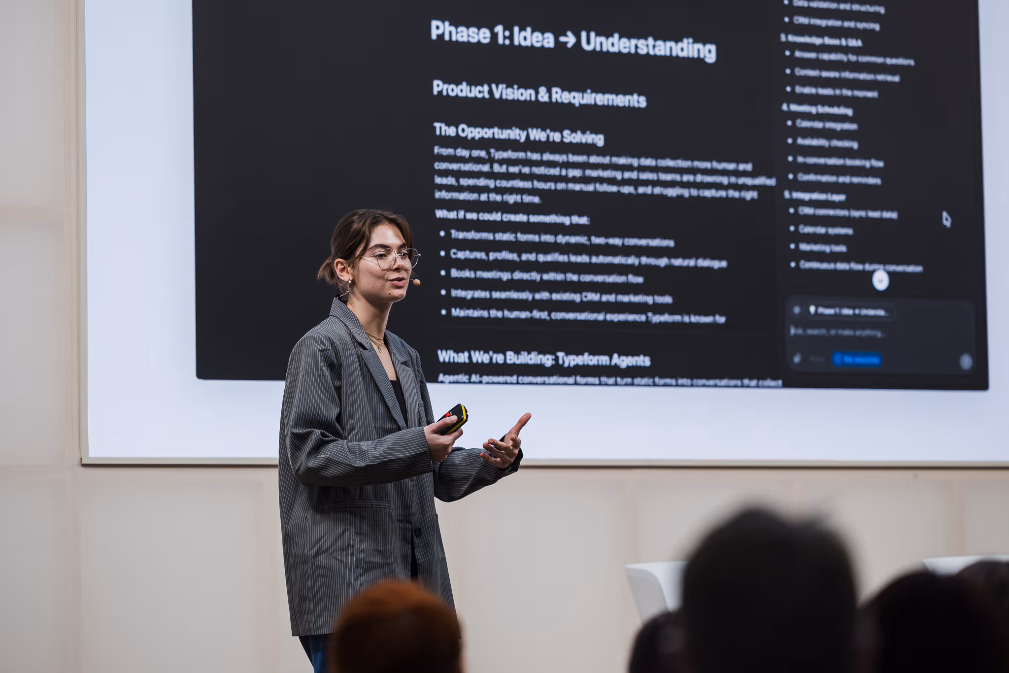 Ines Ruiz, senior data scientist at Typeform, demonstrates how they use Notion as their central knowledge hub throughout the entire product development lifecycle.