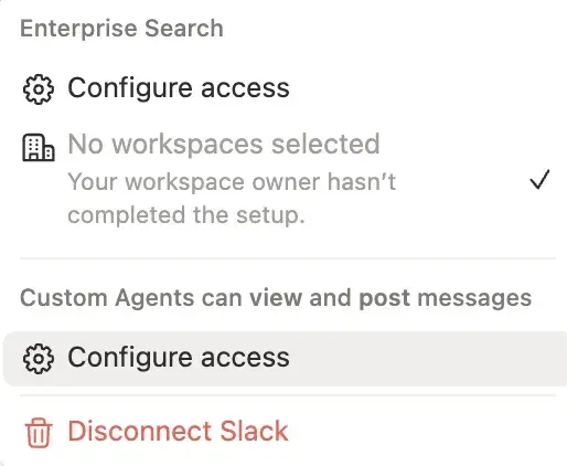 Configure access for Custom Agents in Slack Enterprise Grid