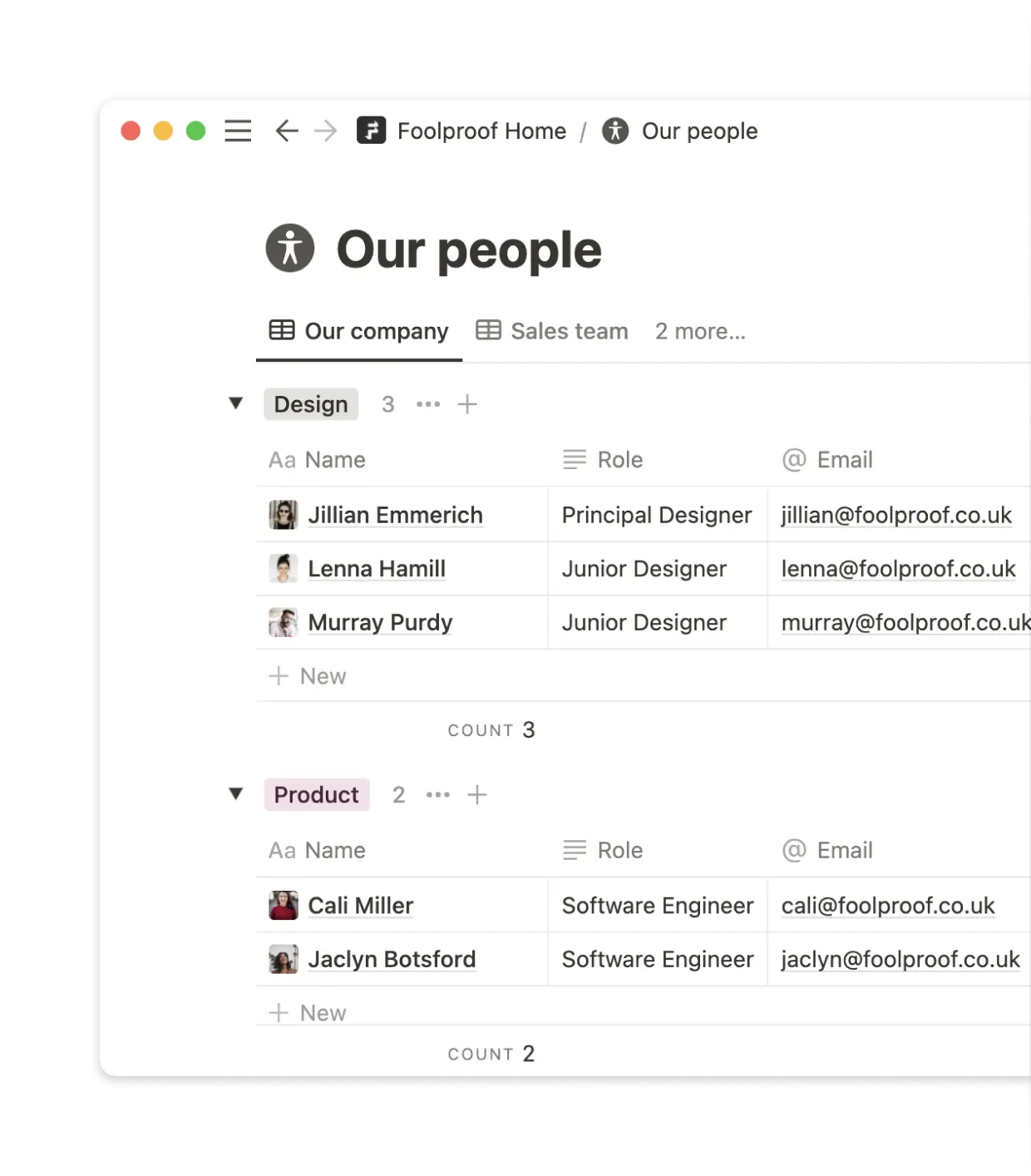 Notion met l’information à la portée des utilisateurs, et non dans un dossier partagé dans un cloud lointain que tout le monde a oublié depuis longtemps.